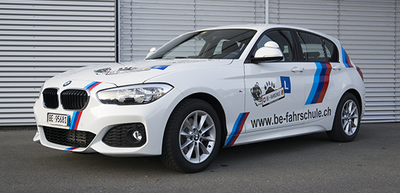 BMW Fahrschulauto Ansicht 2